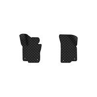 Коврики с экокожи в салон Passat NMS Volkswagen 2010-2015 1 поколение Sedan USA EVAtech  ECO Экокожа черная c черной ниткой черный кант