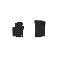 Коврики с экокожи в салон Passat NMS Volkswagen 2010-2015 1 поколение Sedan USA EVAtech  ECO Экокожа черная c черной ниткой черный кант