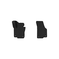 Коврики с экокожи в салон Passat NMS Volkswagen 2010-2015 1 поколение Sedan USA EVAtech  ECO Экокожа черная c черной ниткой черный кант