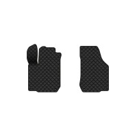 Коврики с экокожи в салон Golf (IV) Volkswagen 1997-2006 4 поколение Combi EU EVAtech  ECO Экокожа черная c черной ниткой черный кант