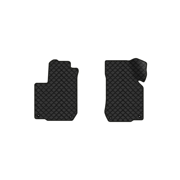 Коврики с экокожи в салон Golf (IV) 3-doors Volkswagen 1997-2006 4 поколение Htb EU EVAtech  ECO Экокожа черная c черной ниткой черный кант