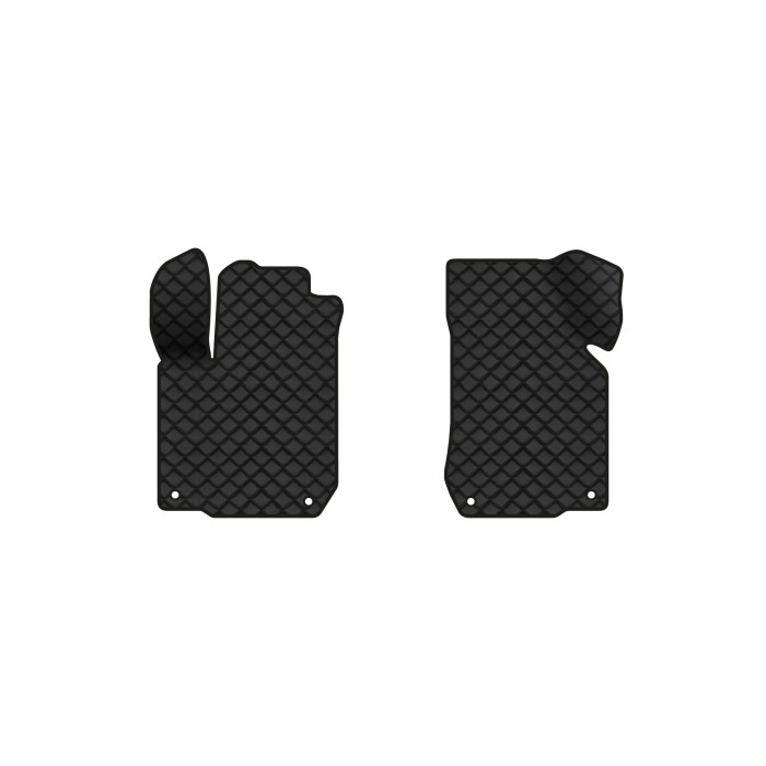 Коврики с экокожи в салон Golf (IV) 5-doors Volkswagen 1997-2006 4 поколение Htb EU EVAtech  ECO Экокожа черная c черной ниткой черный кант