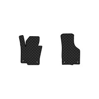 Коврики с экокожи в салон Passat (B6) (with armrest) Volkswagen 2005-2010 6 поколение Combi EU EVAtech  ECO Экокожа черная c черной ниткой черный кант