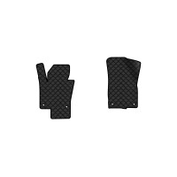 Коврики с экокожи в салон Passat (B6) (with armrest) Volkswagen 2005-2010 6 поколение Combi EU EVAtech  ECO Экокожа черная c черной ниткой черный кант