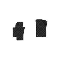 Коврики с экокожи в салон Passat (B6) (with armrest) Volkswagen 2005-2010 6 поколение Combi EU EVAtech  ECO Экокожа черная c черной ниткой черный кант