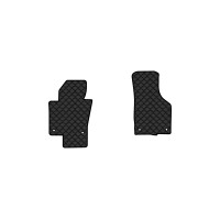 Коврики с экокожи в салон Passat (B6) (with armrest) Volkswagen 2005-2010 6 поколение Combi EU EVAtech  ECO Экокожа черная c черной ниткой черный кант
