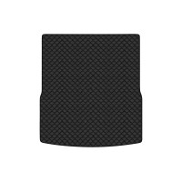 Коврик с экокожи в багажник Passat (B6) (with armrest) Volkswagen 2005-2010 6 поколение Combi EU EVAtech  ECO Экокожа черная c черной ниткой черный кант