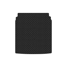 Коврик с экокожи в багажник Passat (B6) (with armrest) Volkswagen 2005-2010 6 поколение Sedan EU EVAtech  ECO Экокожа черная c черной ниткой черный кант
