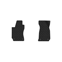 Коврики с экокожи в салон Passat (B5) Volkswagen 1996-2005 5 поколение Sedan EU EVAtech  ECO Экокожа черная c черной ниткой черный кант