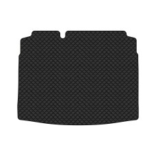 Коврик с экокожи в багажник Golf (V) MT 5-doors Volkswagen 2003-2009 5 поколение Htb EU EVAtech  ECO Экокожа черная c черной ниткой черный кант