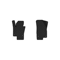 Коврики с экокожи в салон Passat (B6) (with armrest) Volkswagen 2005-2010 6 поколение Combi EU EVAtech  ECO Экокожа черная c черной ниткой черный кант