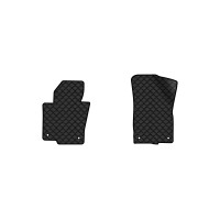 Коврики с экокожи в салон Passat (B6) (with armrest) Volkswagen 2005-2010 6 поколение Combi EU EVAtech  ECO Экокожа черная c черной ниткой черный кант