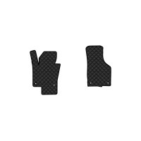 Коврики с экокожи в салон Passat (B6) (with armrest) Volkswagen 2005-2010 6 поколение Combi EU EVAtech  ECO Экокожа черная c черной ниткой черный кант