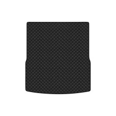 Коврик с экокожи в багажник Passat (B6) (with armrest) Volkswagen 2005-2010 6 поколение Combi EU EVAtech  ECO Экокожа черная c черной ниткой черный кант