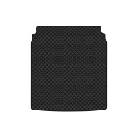 Коврик с экокожи в багажник Passat (B6) (with armrest) Volkswagen 2005-2010 6 поколение Sedan EU EVAtech  ECO Экокожа черная c черной ниткой черный кант