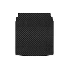 Коврик с экокожи в багажник Passat (B6) (with armrest) Volkswagen 2005-2010 6 поколение Sedan EU EVAtech  ECO Экокожа черная c черной ниткой черный кант