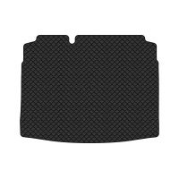 Коврик с экокожи в багажник Golf (V) MT 3-doors Volkswagen 2003-2009 5 поколение Htb EU EVAtech  ECO Экокожа черная c черной ниткой черный кант