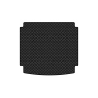 Коврик с экокожи в багажник Touareg (7P) (2-zone climate control) Volkswagen 2010-2014 2 поколение SUV EU EVAtech  ECO Экокожа черная c черной ниткой черный кант