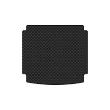 Коврик с экокожи в багажник Touareg (7P) (2-zone climate control) Volkswagen 2010-2014 2 поколение SUV EU EVAtech  ECO Экокожа черная c черной ниткой черный кант
