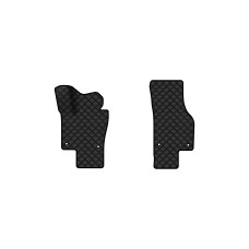 Коврики с экокожи в салон Passat (B7) Volkswagen 2010-2014 7 поколение Combi EU EVAtech  ECO Экокожа черная c черной ниткой черный кант