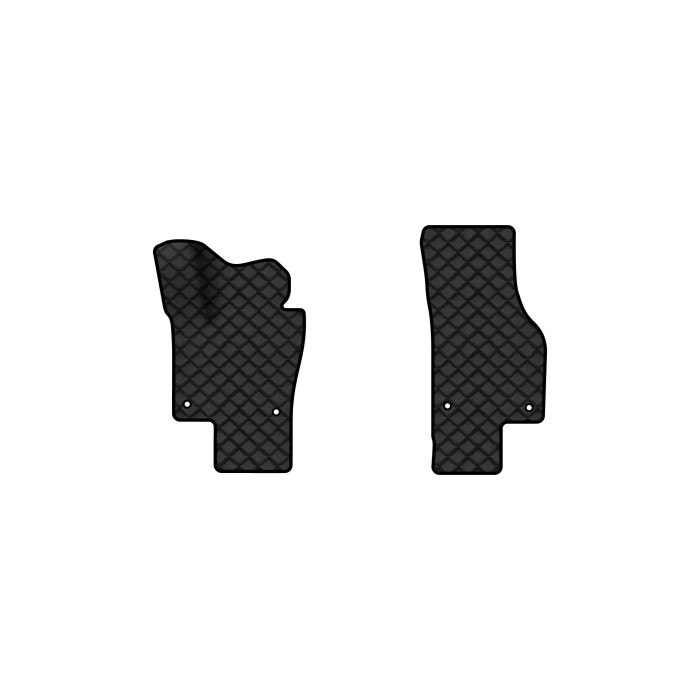 Коврики с экокожи в салон Passat (B7) Volkswagen 2010-2014 7 поколение Combi EU EVAtech  ECO Экокожа черная c черной ниткой черный кант