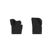 Коврики с экокожи в салон Passat (B7) Volkswagen 2010-2014 7 поколение Combi EU EVAtech  ECO Экокожа черная c черной ниткой черный кант