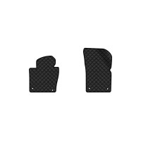 Коврики с экокожи в салон Passat (B7) Volkswagen 2010-2014 7 поколение Combi EU EVAtech  ECO Экокожа черная c черной ниткой черный кант
