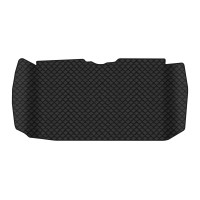 Коврик с экокожи в багажник D2 Zhidou 2014 1 поколение Htb China EVAtech  ECO Экокожа черная c черной ниткой черный кант